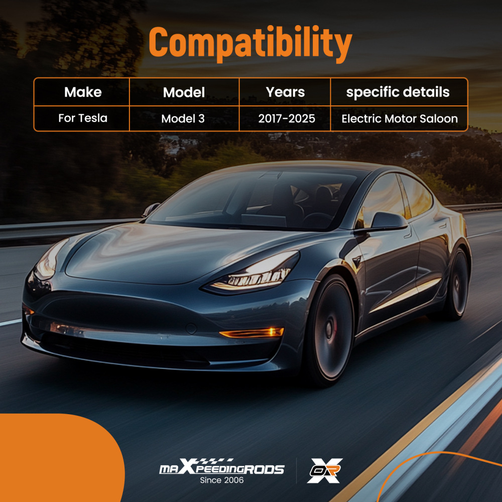 PAIR FRONT LOWER LEFT + RIGHT SUSPENSION WISHBONE CONTROL ARMS compatible for TESLA MODEL 3