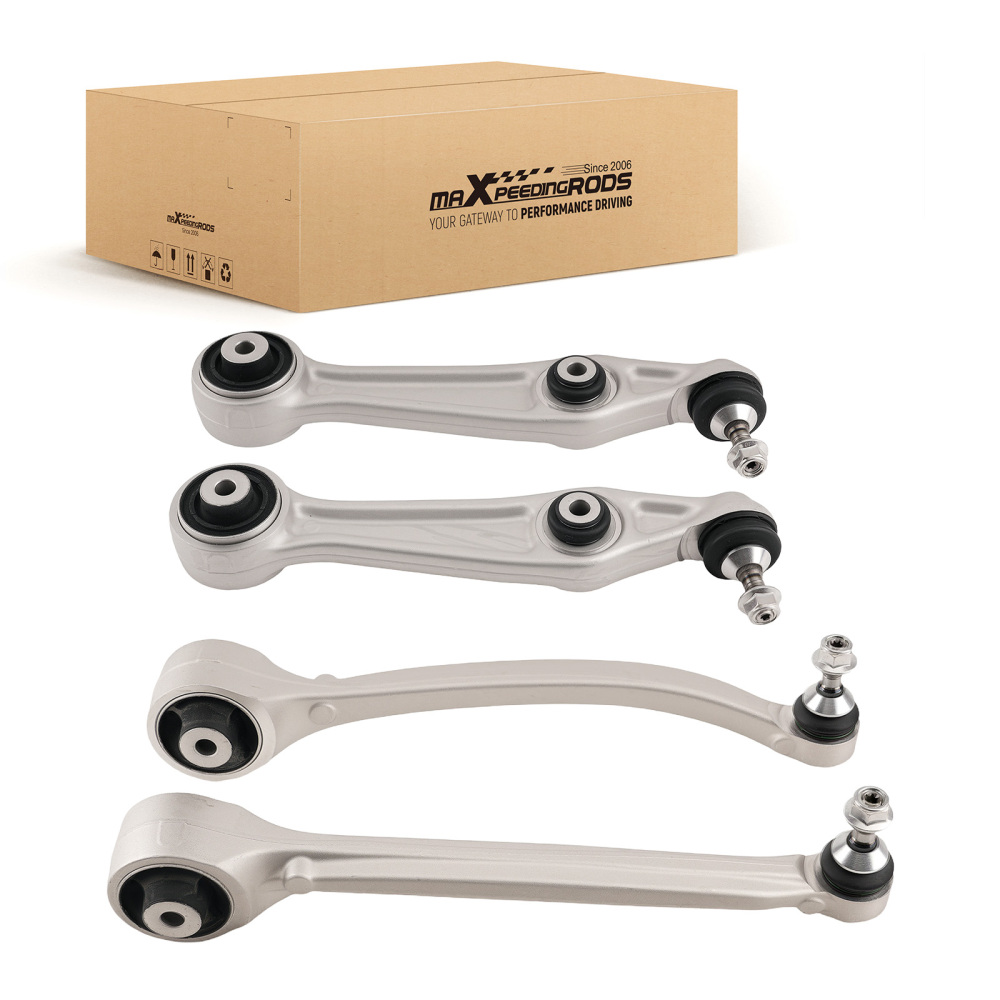 4pcs Front Lower Control Arms Kits for 2012-2020 compatible for Tesla Model S 2016-2020 X