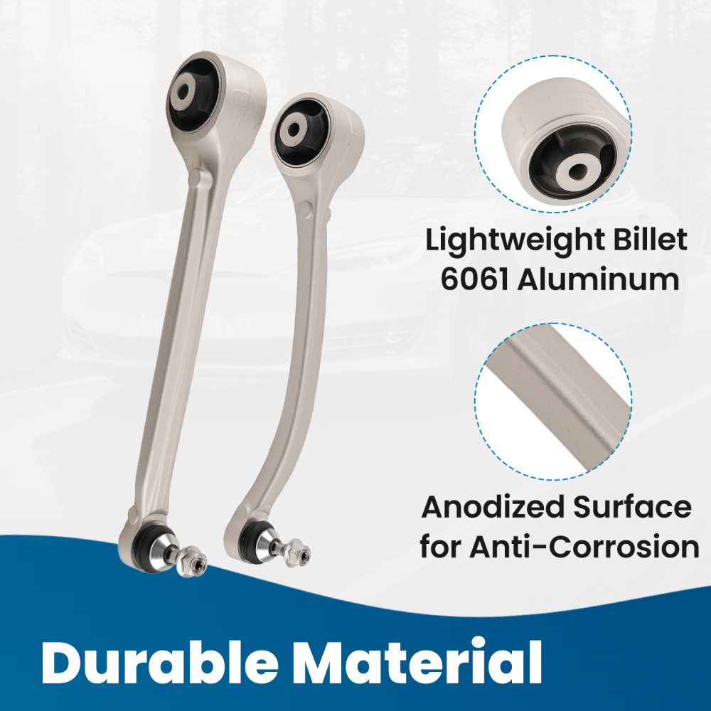 4pcs Front Lower Control Arms Kits for 2012-2020 compatible for Tesla Model S 2016-2020 X