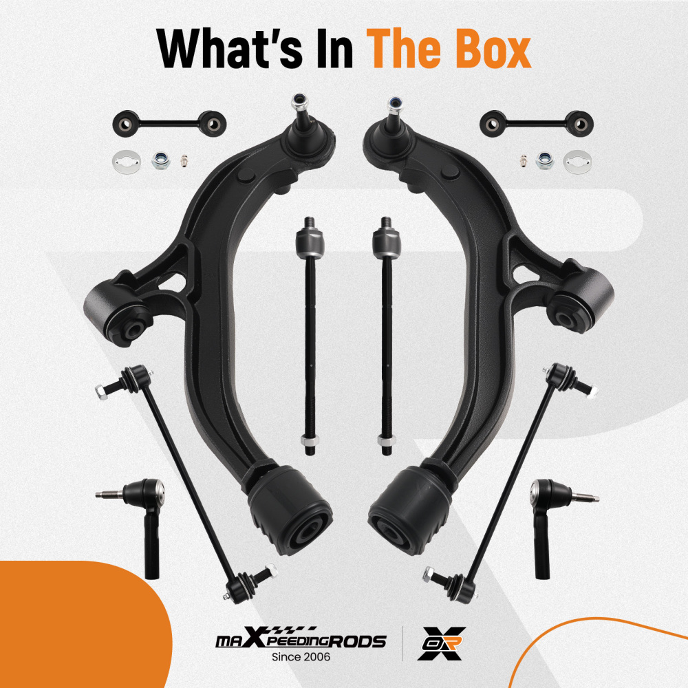 10x Front Lower Control Arm Suspension compatible for Chrysler TownCounttry 2001 - 2004