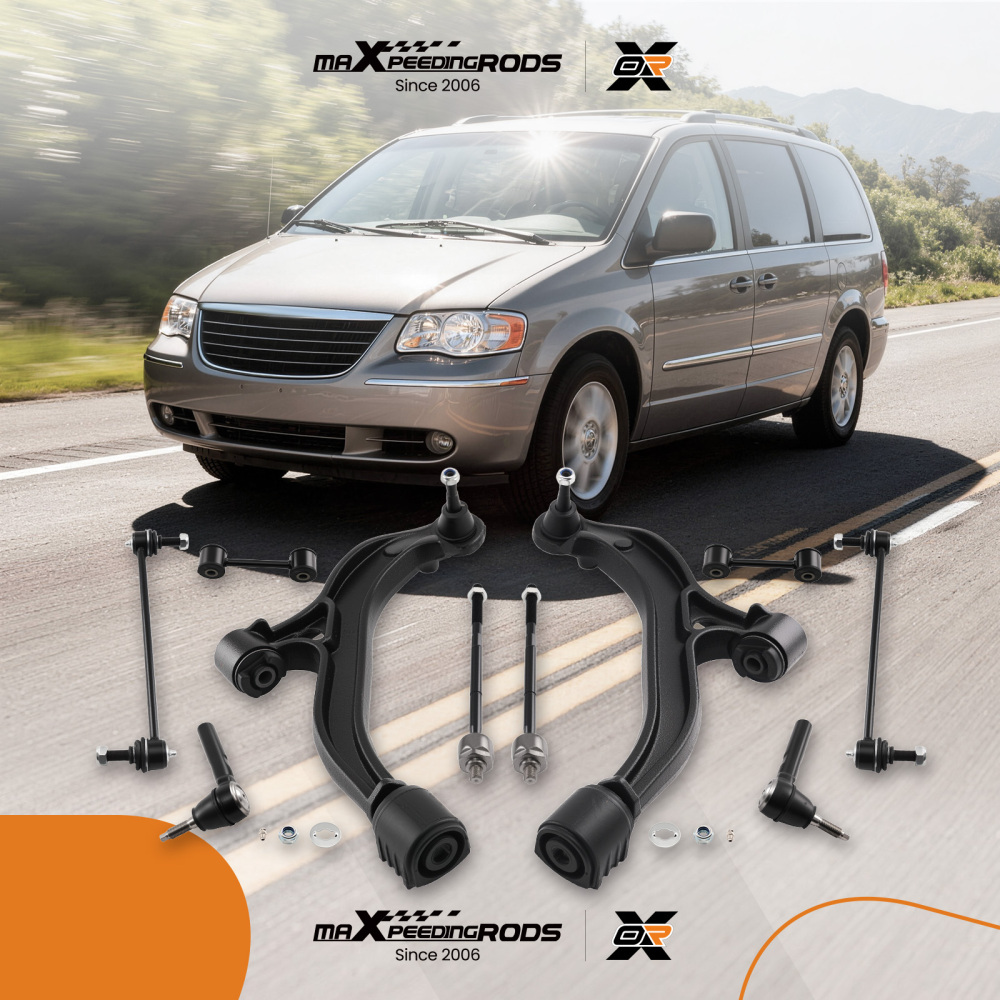 10x Front Lower Control Arm Suspension compatible for Chrysler TownCounttry 2001 - 2004