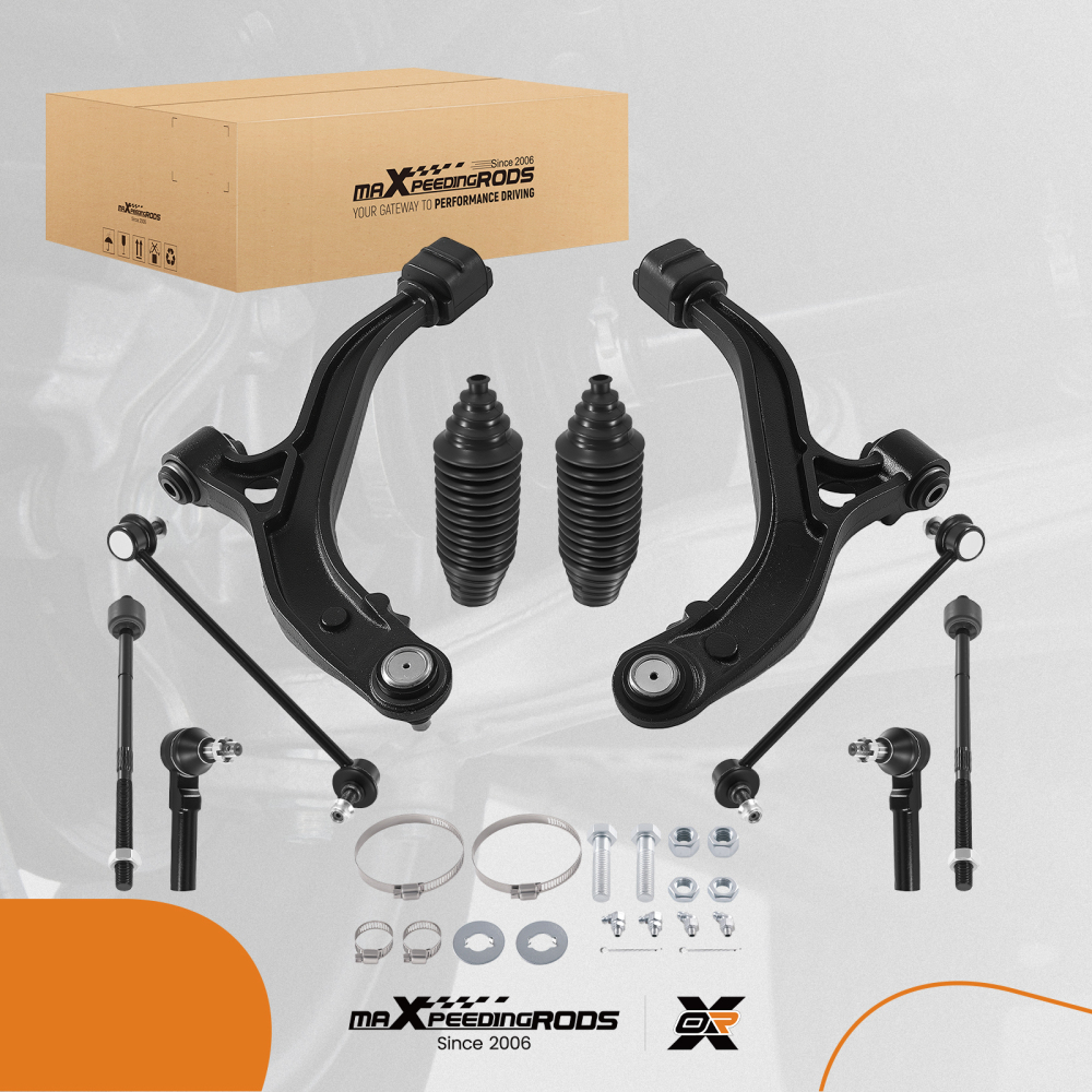 10pc Front Lower Control Arms For 1996 - 2000 Caravan TownCountry Voyager
