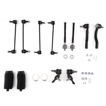 12pc Front Ball Joint Inner Outer Tie Rod compatible for Toyota Camry 2007-2011