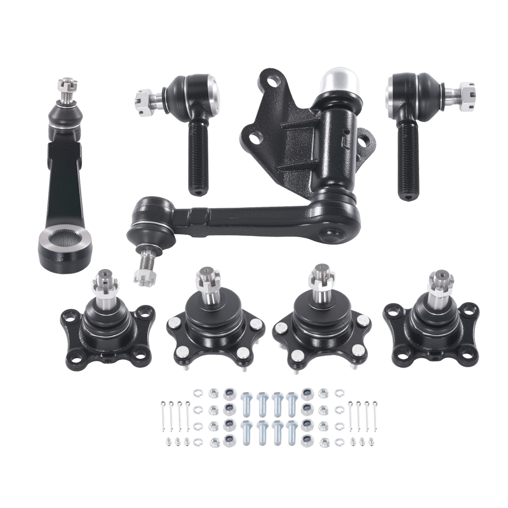 8pc Front Pittman Arm Idler Arm Ball Joint Tie Rod compatible for 4Runner 89-95 Pickup T100
