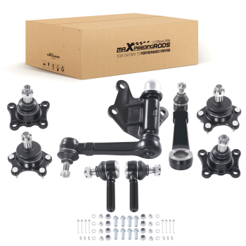 8pc Front Pittman Arm Idler Arm Ball Joint Tie Rod compatible for 4Runner 89-95 Pickup T100