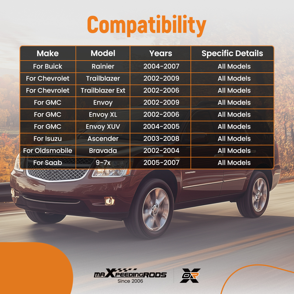 Front Lower Left Control Arm Support Bracket For 2002-2009 compatible for Chevrolet Trailblazer