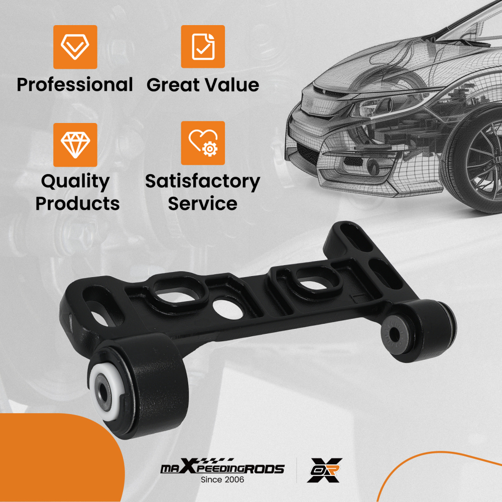 Front Lower Left Control Arm Support Bracket For 2002-2009 compatible for Chevrolet Trailblazer