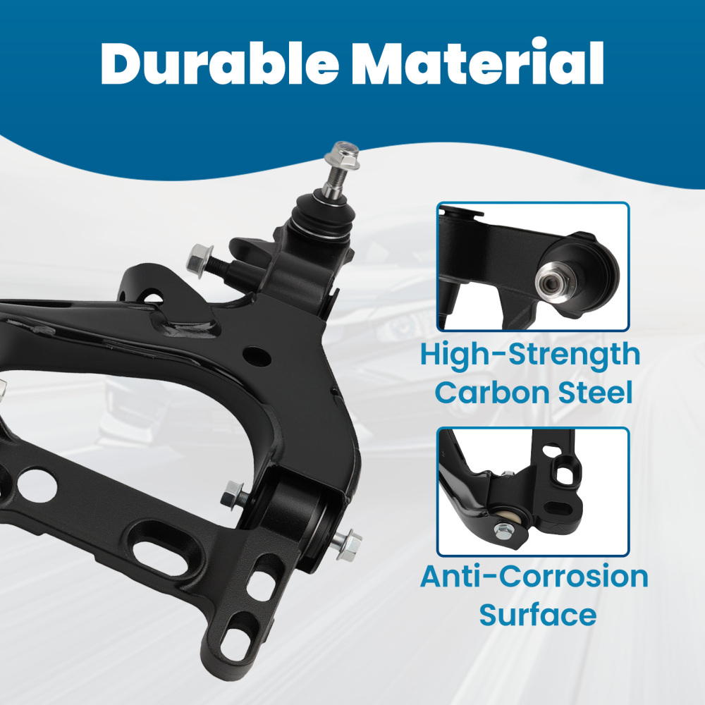 2x Front Lower Control Arms w/ Ball Joints compatible for Chevy Trailblazer compatible for GMC Envoy 9-7X