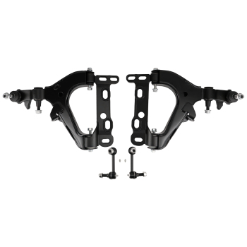 4x Front Lower Control Arms Sway Bars for 2004-2007 compatible for GMC Envoy compatible for Chevy Trailblazer