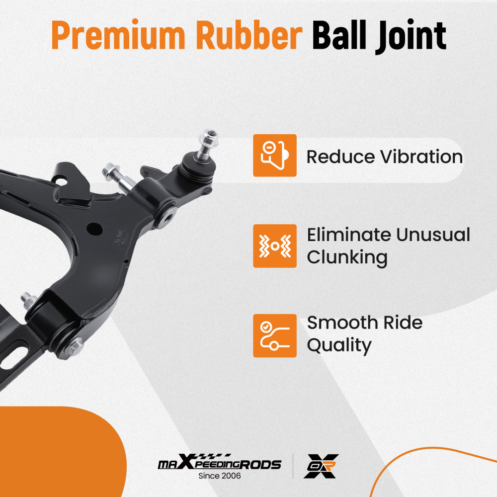 Driver Side Front Lower Control Arm for 2004-2007 compatible for GMC Envoy Trailblazer compatible for EXT