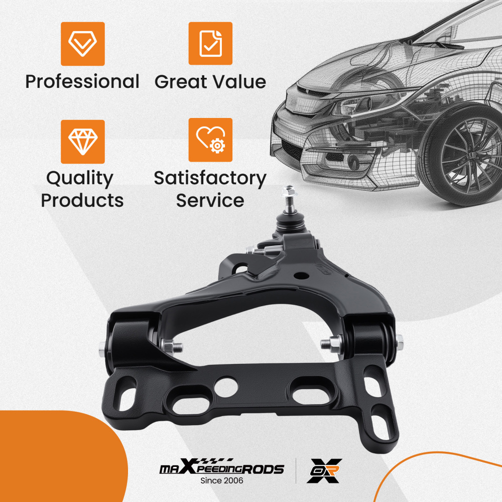 Driver Side Front Lower Control Arm for 2004-2007 compatible for GMC Envoy Trailblazer compatible for EXT