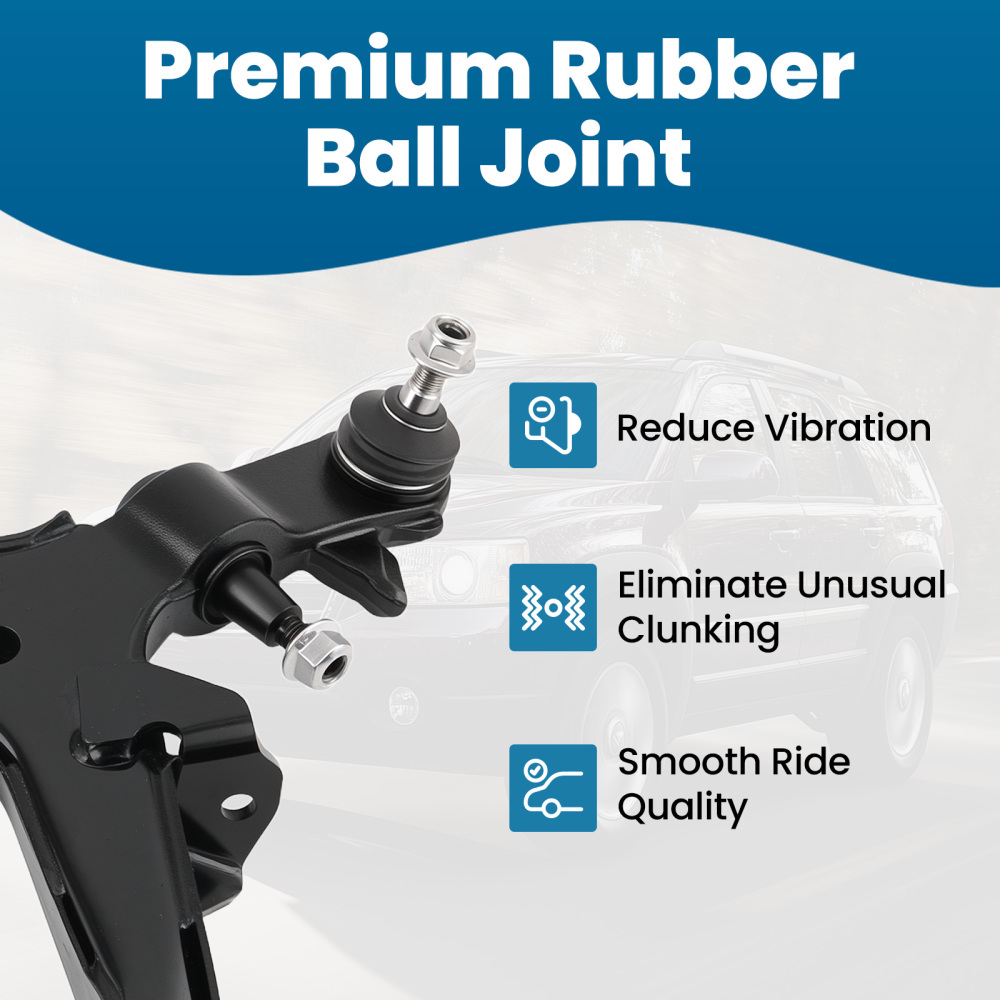 Front Right Lower Control Arm w/ Ball Joint compatible for Chevrolet Trailblazer 2004 - 07