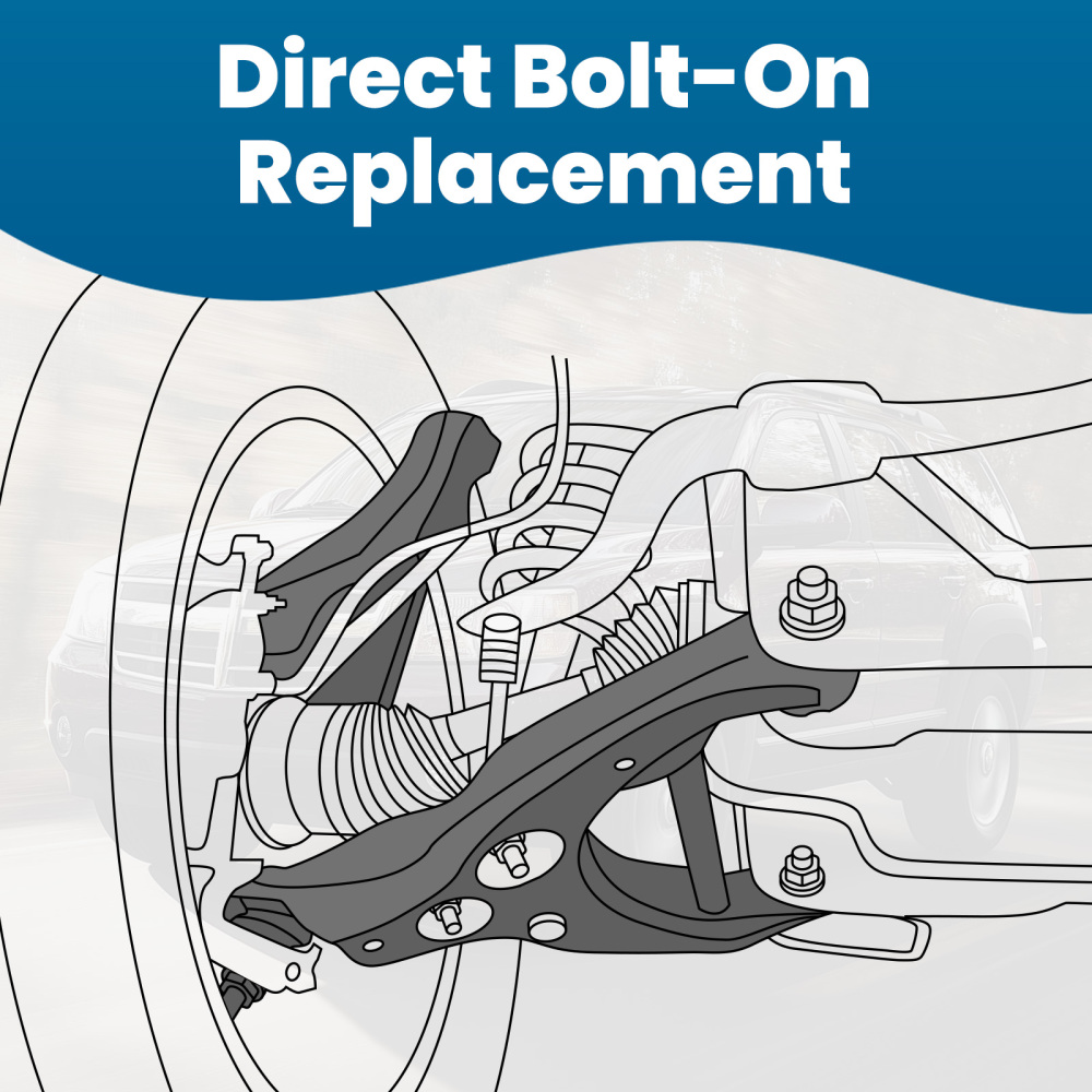 Front Right Lower Control Arm w/ Ball Joint compatible for Chevrolet Trailblazer 2004 - 07