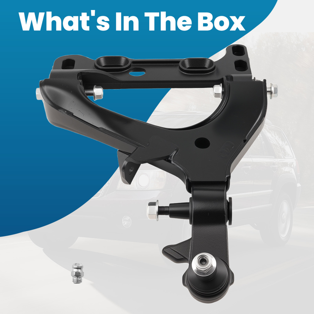 Front Right Lower Control Arm w/ Ball Joint compatible for Chevrolet Trailblazer 2004 - 07