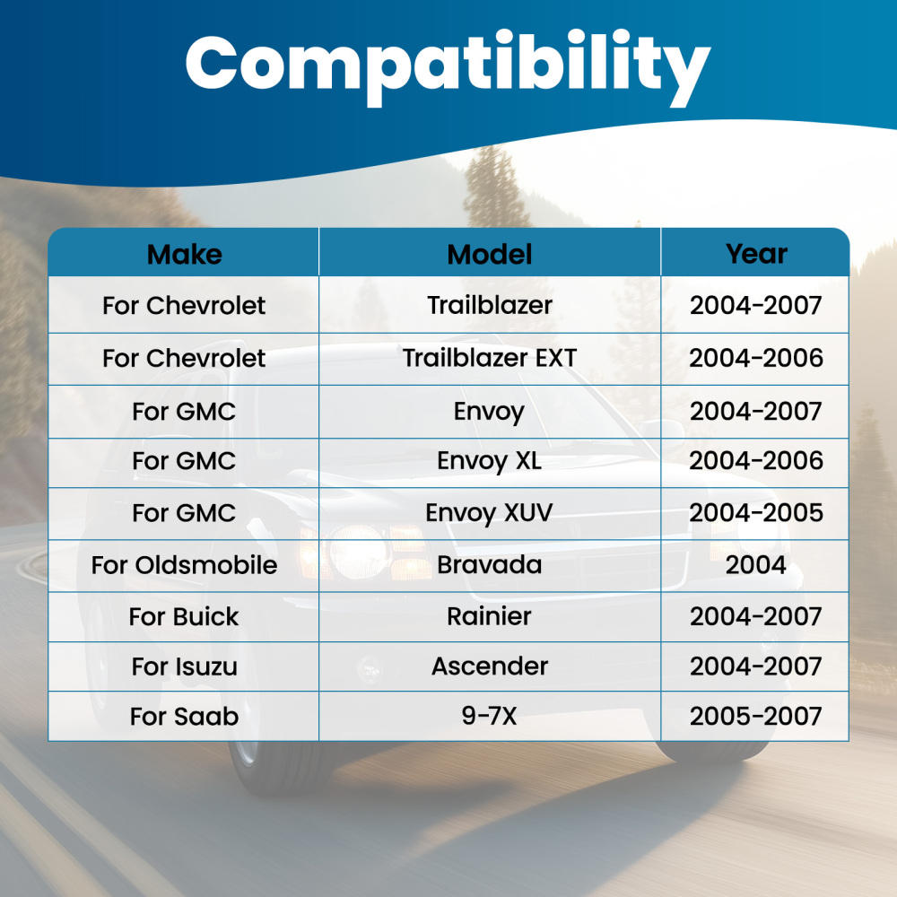 Front Right Lower Control Arm w/ Ball Joint compatible for Chevrolet Trailblazer 2004 - 07
