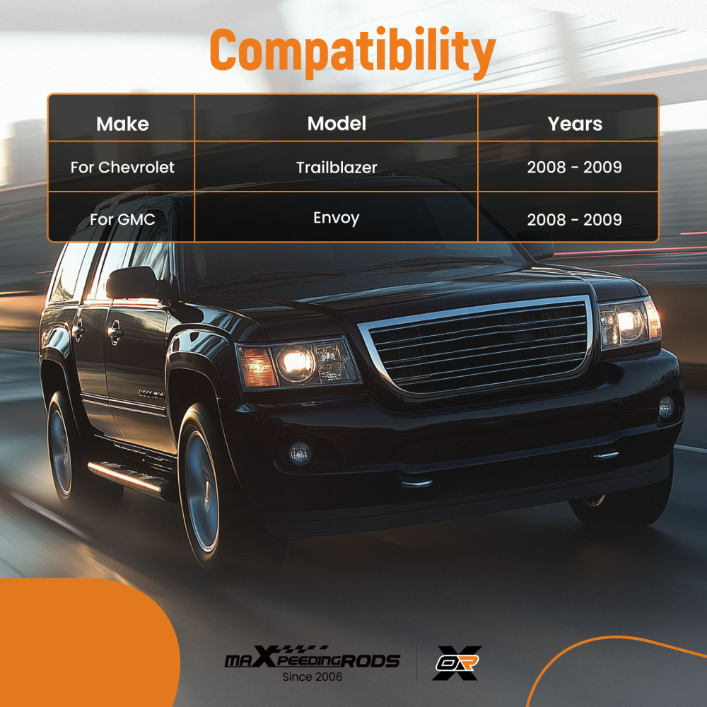 18x Front Upper Lower Control Arms Bracket Kit compatible for Chevy Trailblazer compatible for GMC Envoy