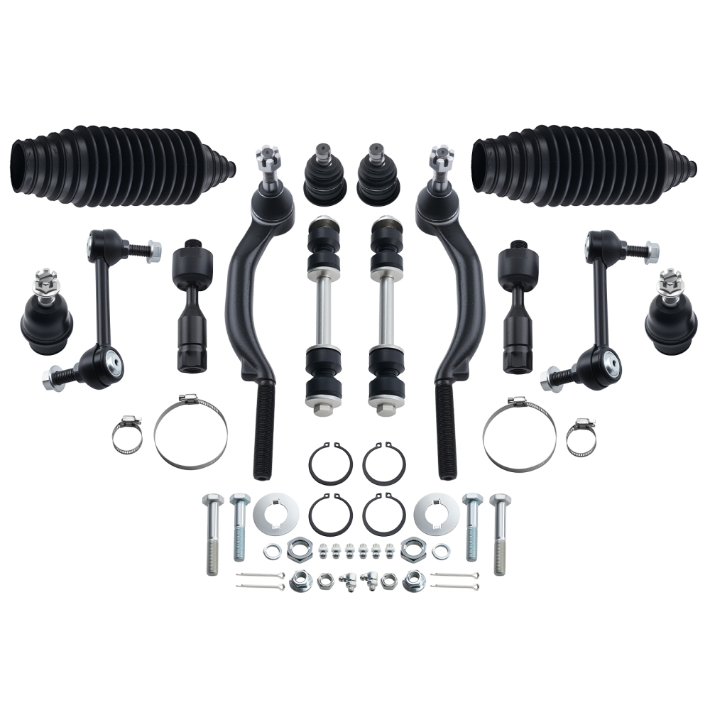 18x Front Upper Lower Control Arms Bracket Kit compatible for Chevy Trailblazer compatible for GMC Envoy