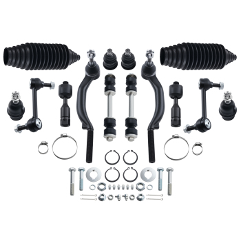 18x Front Upper Lower Control Arms Bracket Kit compatible for Chevy Trailblazer compatible for GMC Envoy