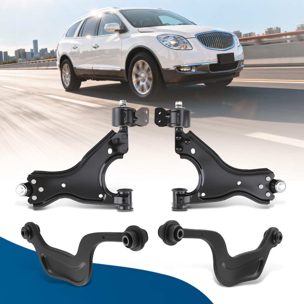 Front Lower + Rear Upper Rearward Lateral Control Arms compatible for Enclave Traverse