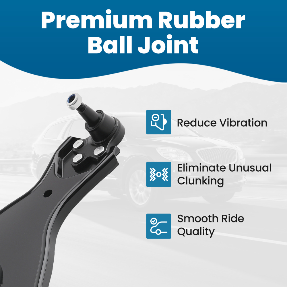 Front Lower + Rear Upper Rearward Lateral Control Arms compatible for Enclave Traverse