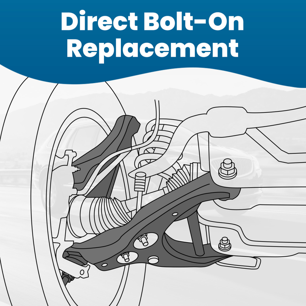 Front Lower + Rear Upper Rearward Lateral Control Arms compatible for Enclave Traverse