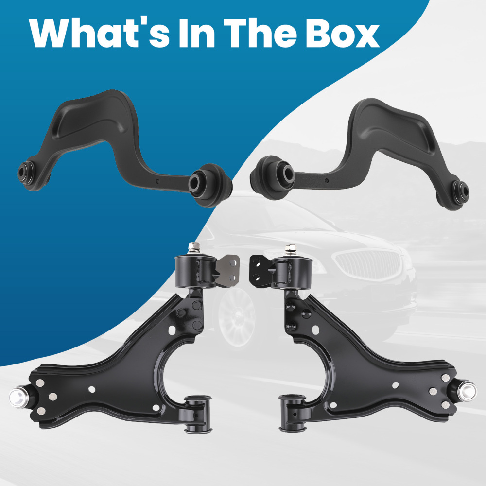 Front Lower + Rear Upper Rearward Lateral Control Arms compatible for Enclave Traverse