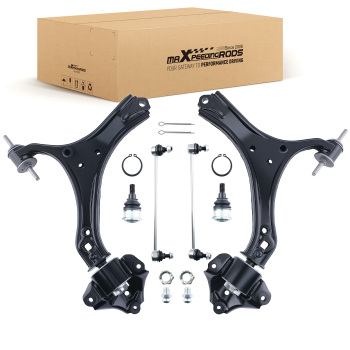6x Front Lower Control Arm Ball Joints Sway Bars Compatible For Honda Accord 2013-2016 2017