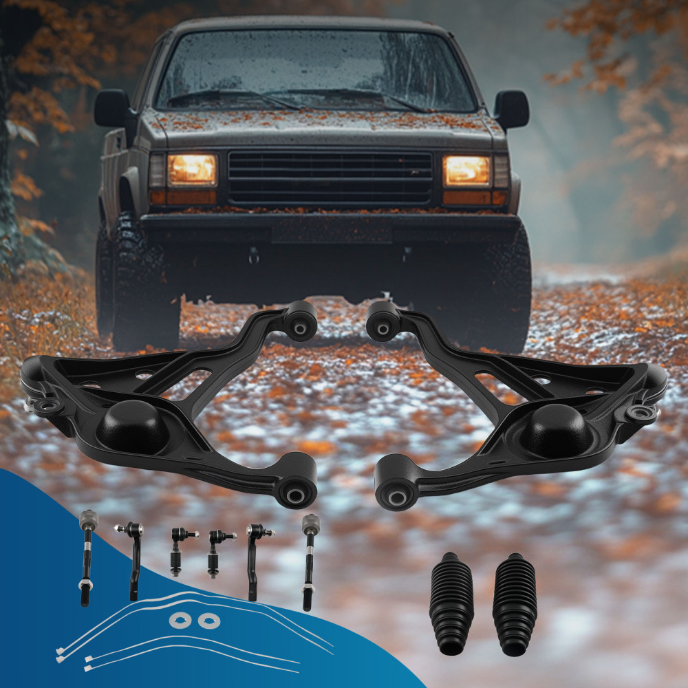 10pcs Front Lower Control Arms w/ Ball Joint for 1999-2004 compatible for Chevy Tracker Vitara
