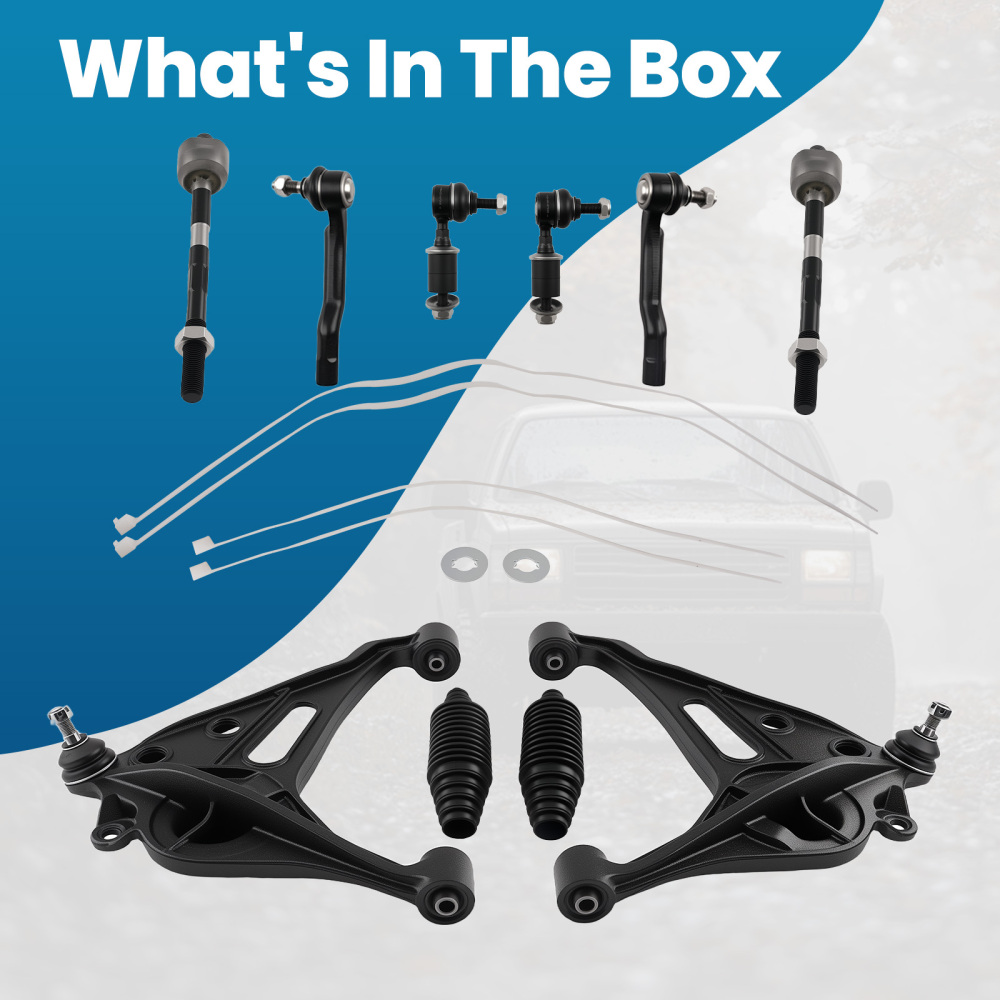 10pcs Front Lower Control Arms w/ Ball Joint for 1999-2004 compatible for Chevy Tracker Vitara