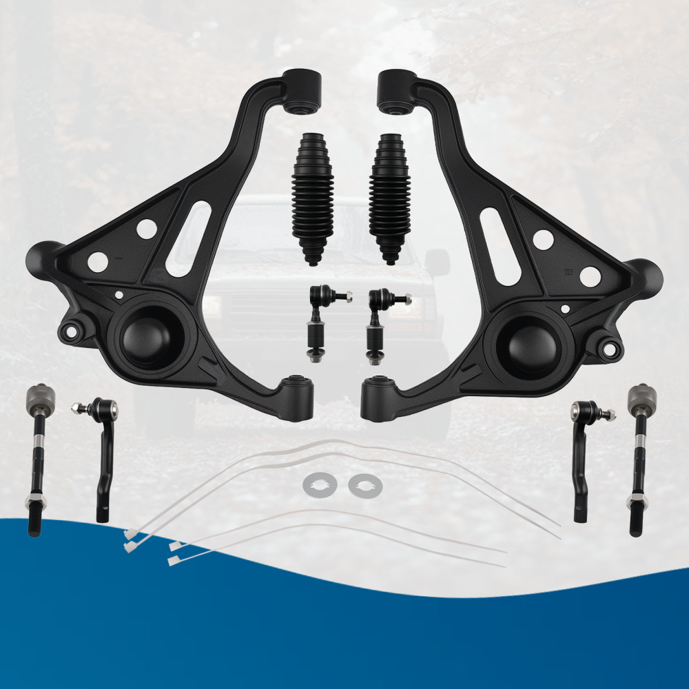 10pcs Front Lower Control Arms w/ Ball Joint for 1999-2004 compatible for Chevy Tracker Vitara