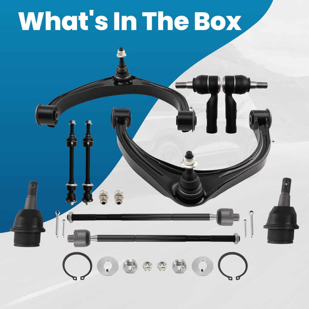 maXpeedingrods 10Pc Front Upper Control Arm Compatible for Ram 1500 2013-2018