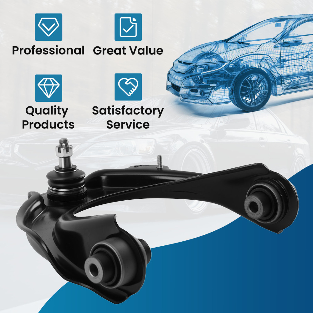 RK620617 Front Left Upper Control Arm with Ball Joint for Honda Accord 2003-2007