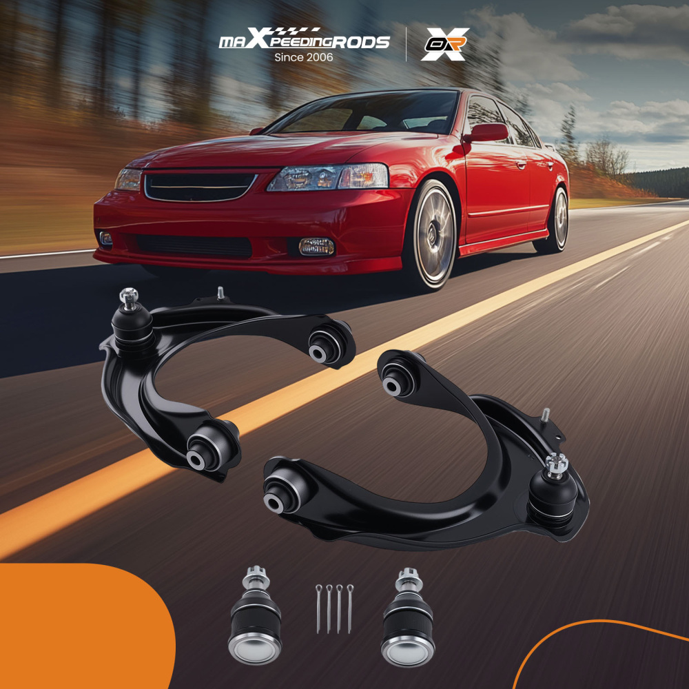 Front Upper Control Arms w/ Ball Joints for 2003 2004 2005-2007 compatible for Honda Accord