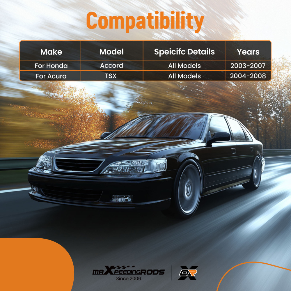 Front Upper Control Arms w/ Ball Joints for 2003 2004 2005-2007 compatible for Honda Accord