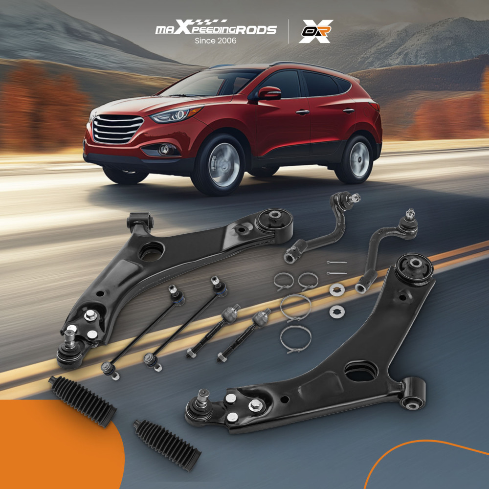 maXpeedingrods 10Pcs Front Suspension Kit Compatible for Kia Sportage 2011-2013