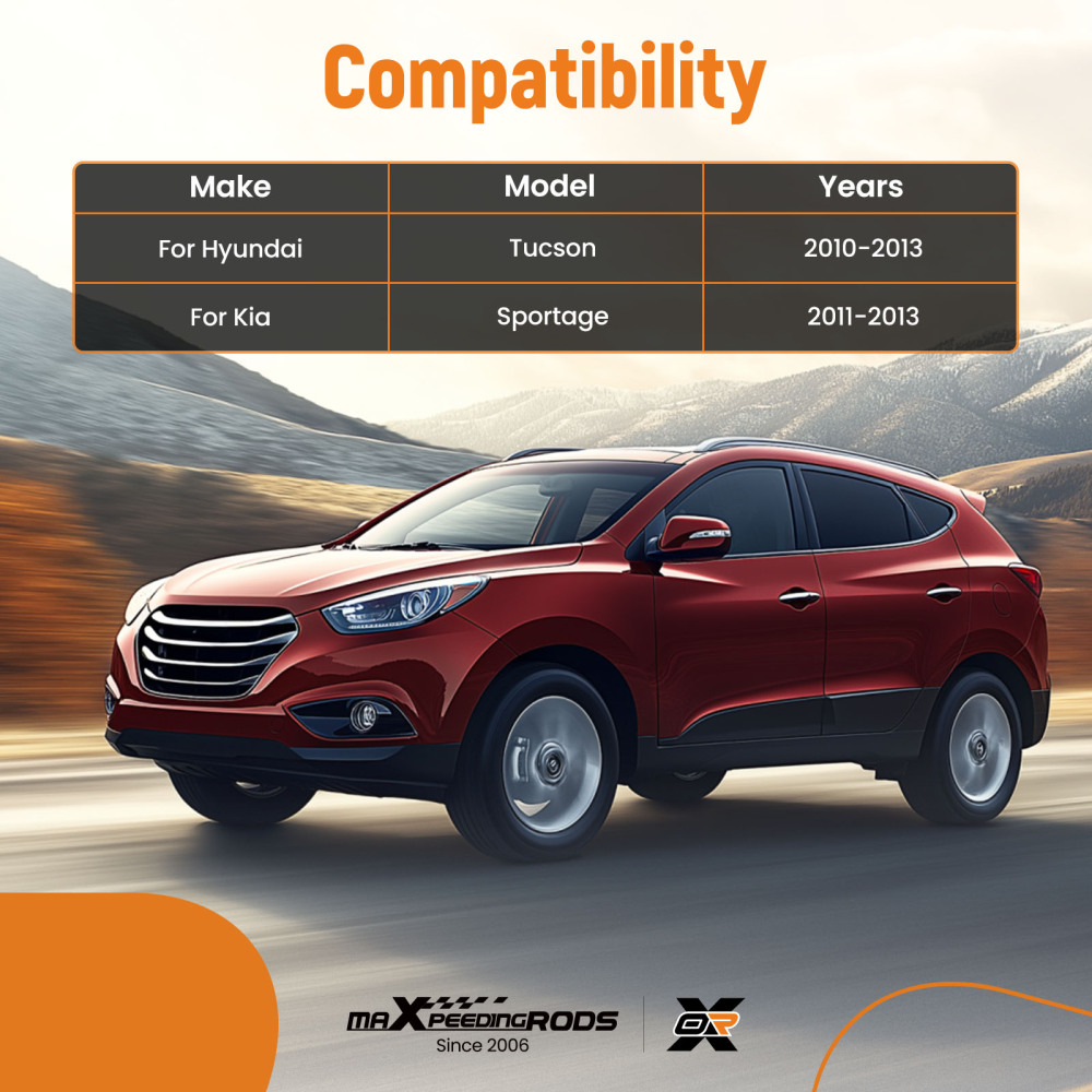 maXpeedingrods 10Pcs Front Suspension Kit Compatible for Kia Sportage 2011-2013