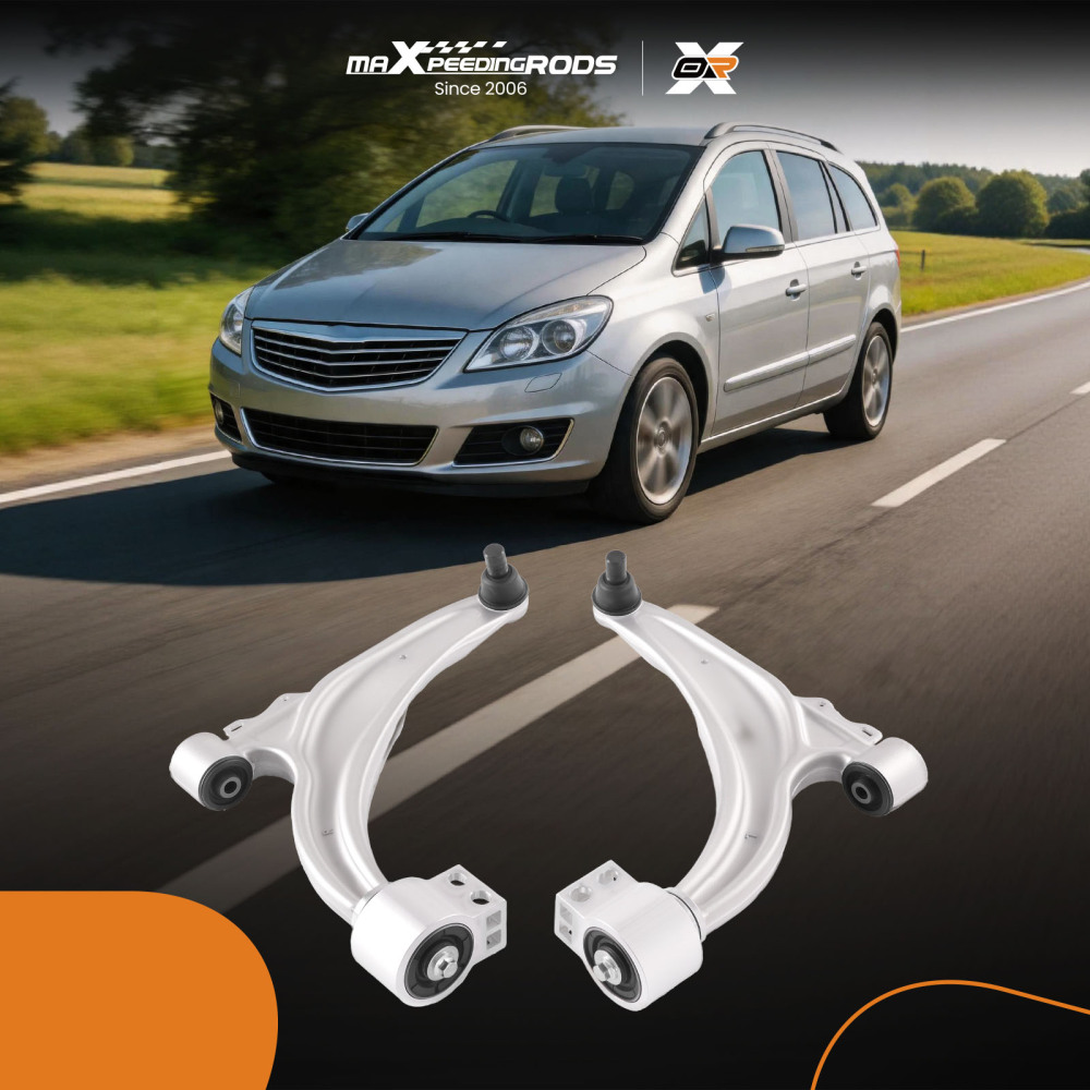 PAIR LOWER FRONT WISHBONES SUSPENSION ARMS compatible for VAUXHALL ZAFIRA MK III P12 10-16