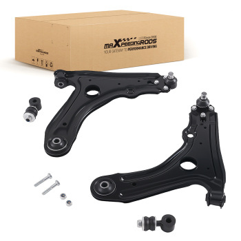 Front Lower Suspension Control Arms Sway Bar Links Kit compatible for VW Cabrio compatible for Golf Jetta
