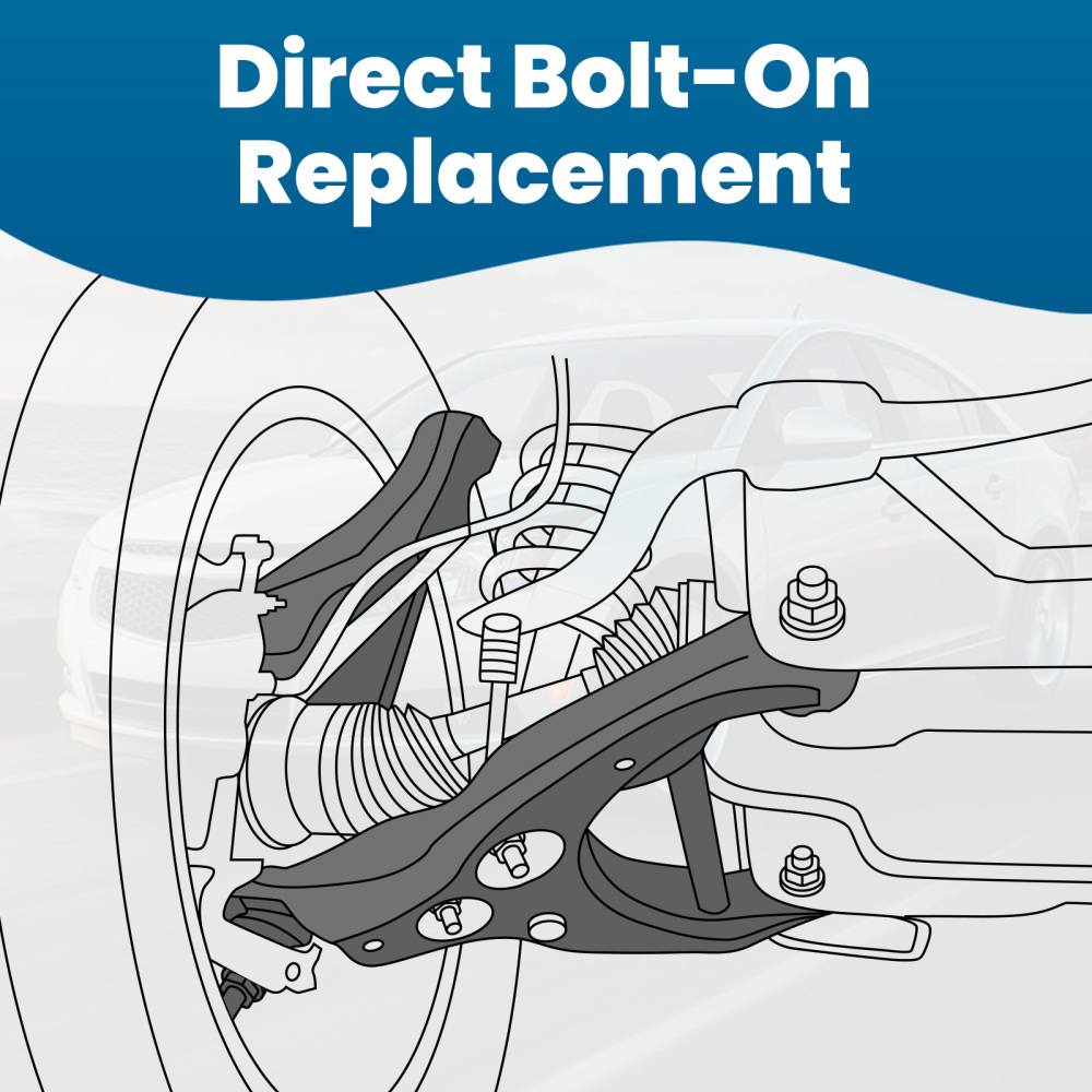 Front Lower Control Arm w/ Ball Joint For 2012-2017 compatible for Buick Verano compatible for Chevy Cruze