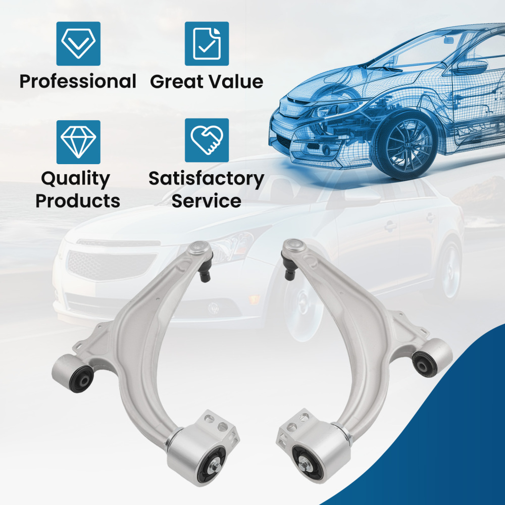 Front Lower Control Arm w/ Ball Joint For 2012-2017 compatible for Buick Verano compatible for Chevy Cruze