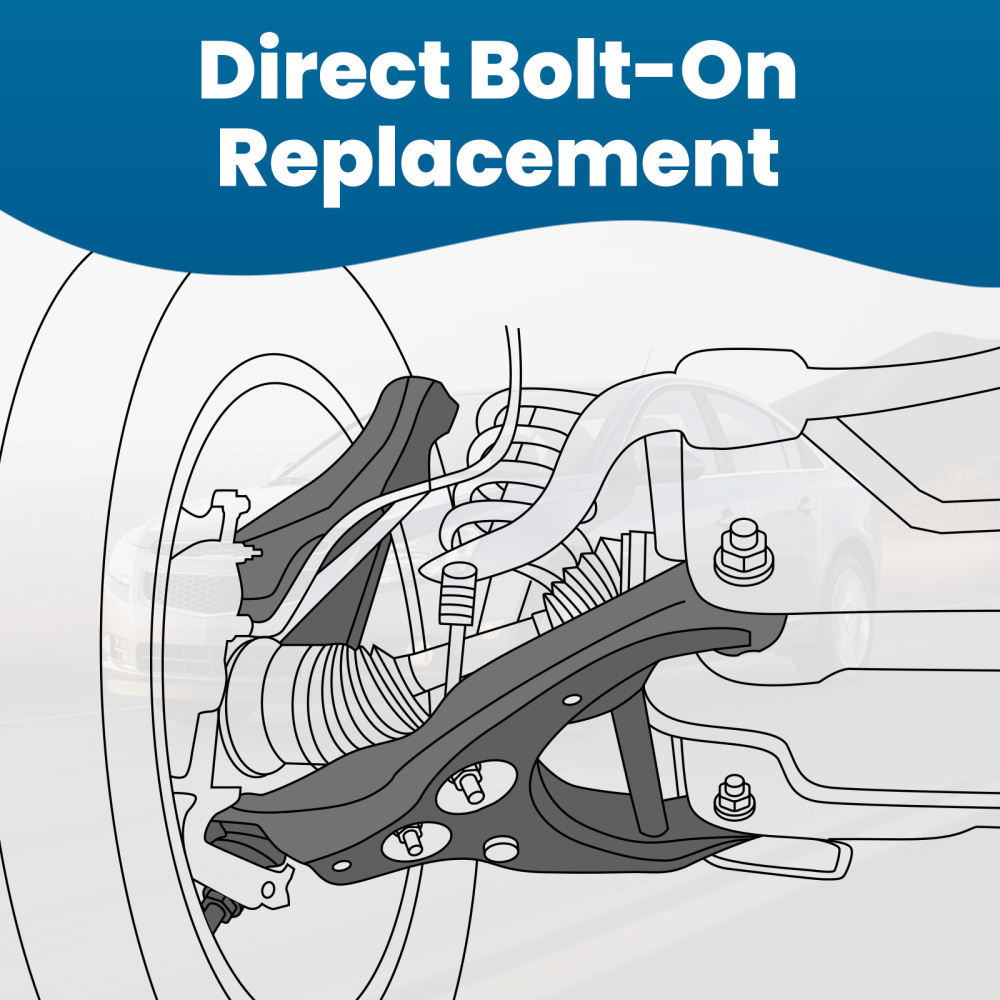 Front Right Lower Control Arm for 2011-2015 compatible for Chevy Volt Cruze 2012-2017 Verano