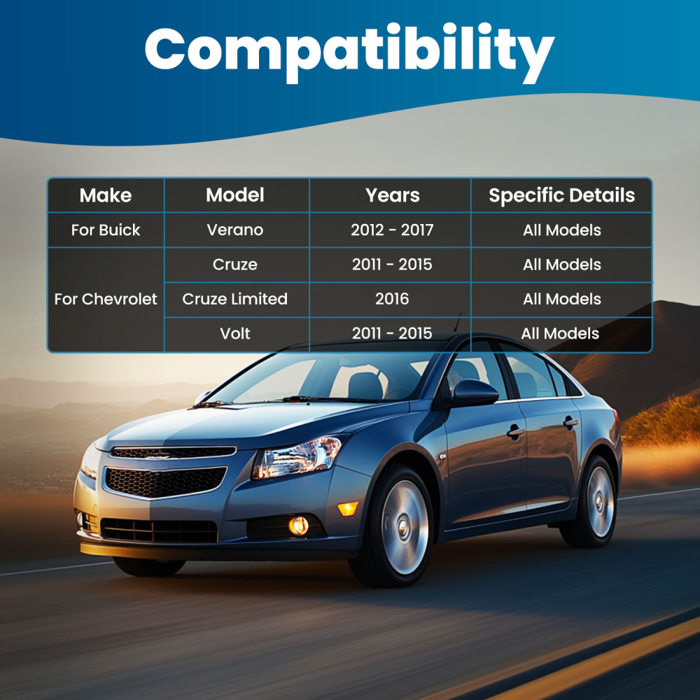 Front Right Lower Control Arm for 2011-2015 compatible for Chevy Volt Cruze 2012-2017 Verano