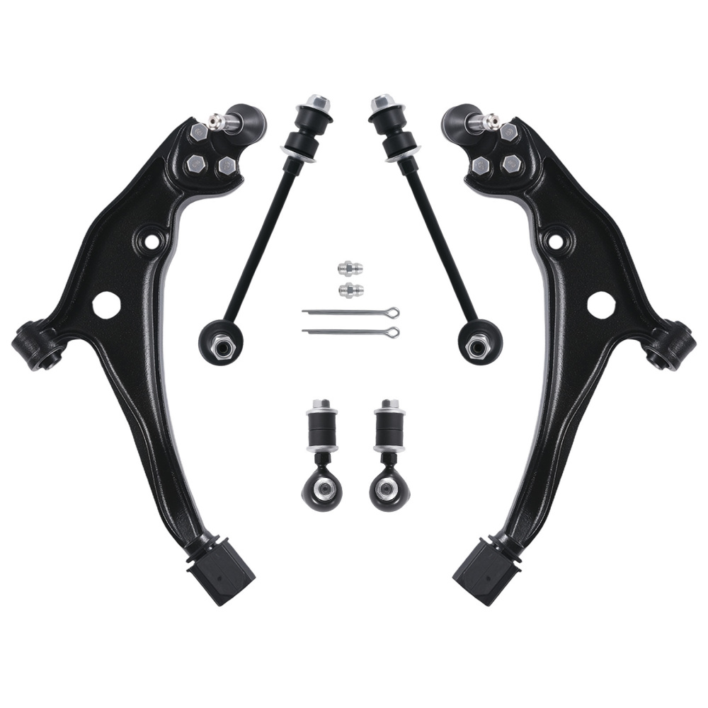 6PC Front Lower Control Arm Ball Joints Sway Bar compatible for Mercury Villager 1999-2002