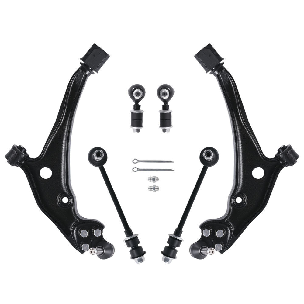 6PC Front Lower Control Arm Ball Joints Sway Bar compatible for Mercury Villager 1999-2002