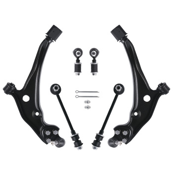 6PC Front Lower Control Arm Ball Joints Sway Bar compatible for Mercury Villager 1999-2002