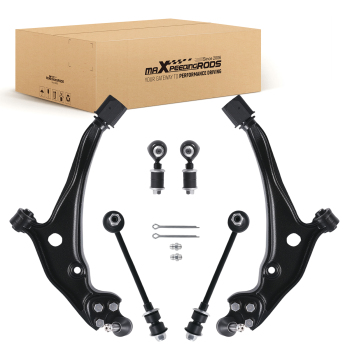 6PC Front Lower Control Arm Ball Joints Sway Bar compatible for Mercury Villager 1999-2002
