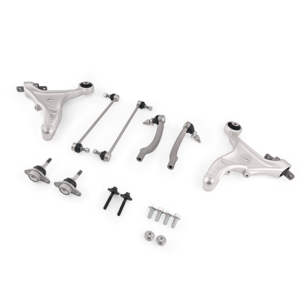 8x Front Lower Control Arm ball Joint Stabilizer Link TieRod compatible for VOLVO S80 00-06