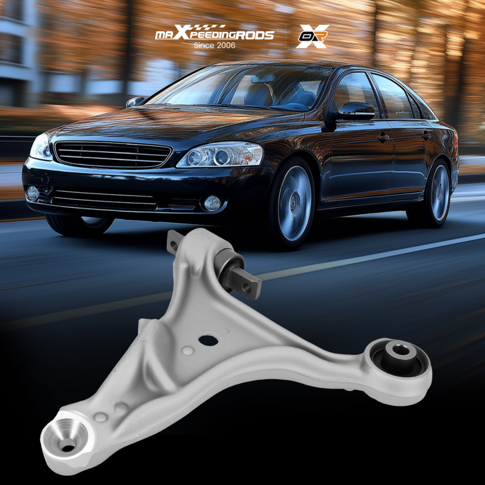 1pc Driver Lower Control Arm Front compatible for Volvo S60 V70 2001-2007 K640368 Aluminum