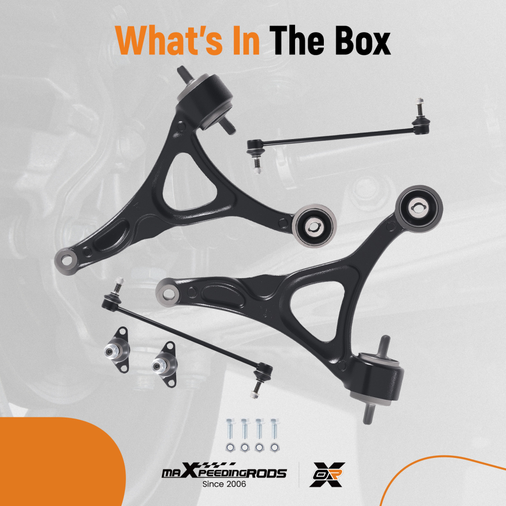 Front Lower Control Arms compatible for VOLVO XC90 2003-2014 Left Right Ball Joint Sway Bar