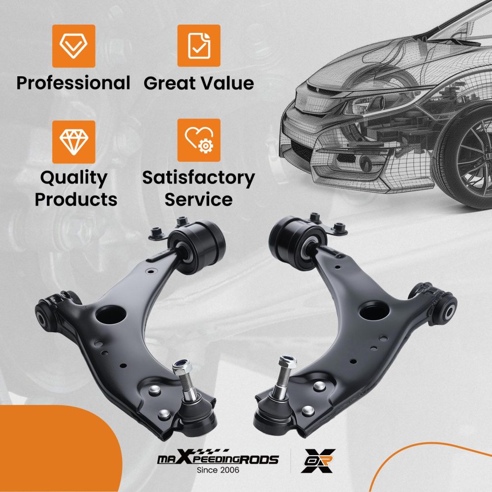 Control Arm Ball Joint Assembly compatible for Volvo S40 V50 C70 2004-2006 D10171 Kit